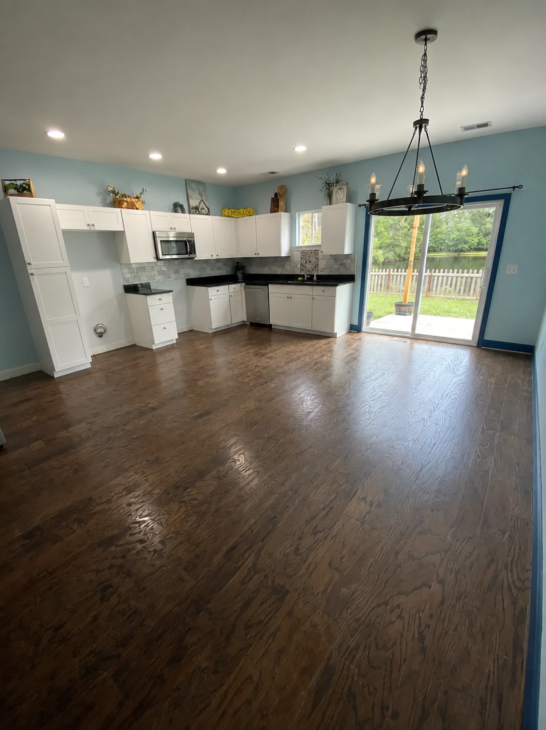 Room before wood flooring installation